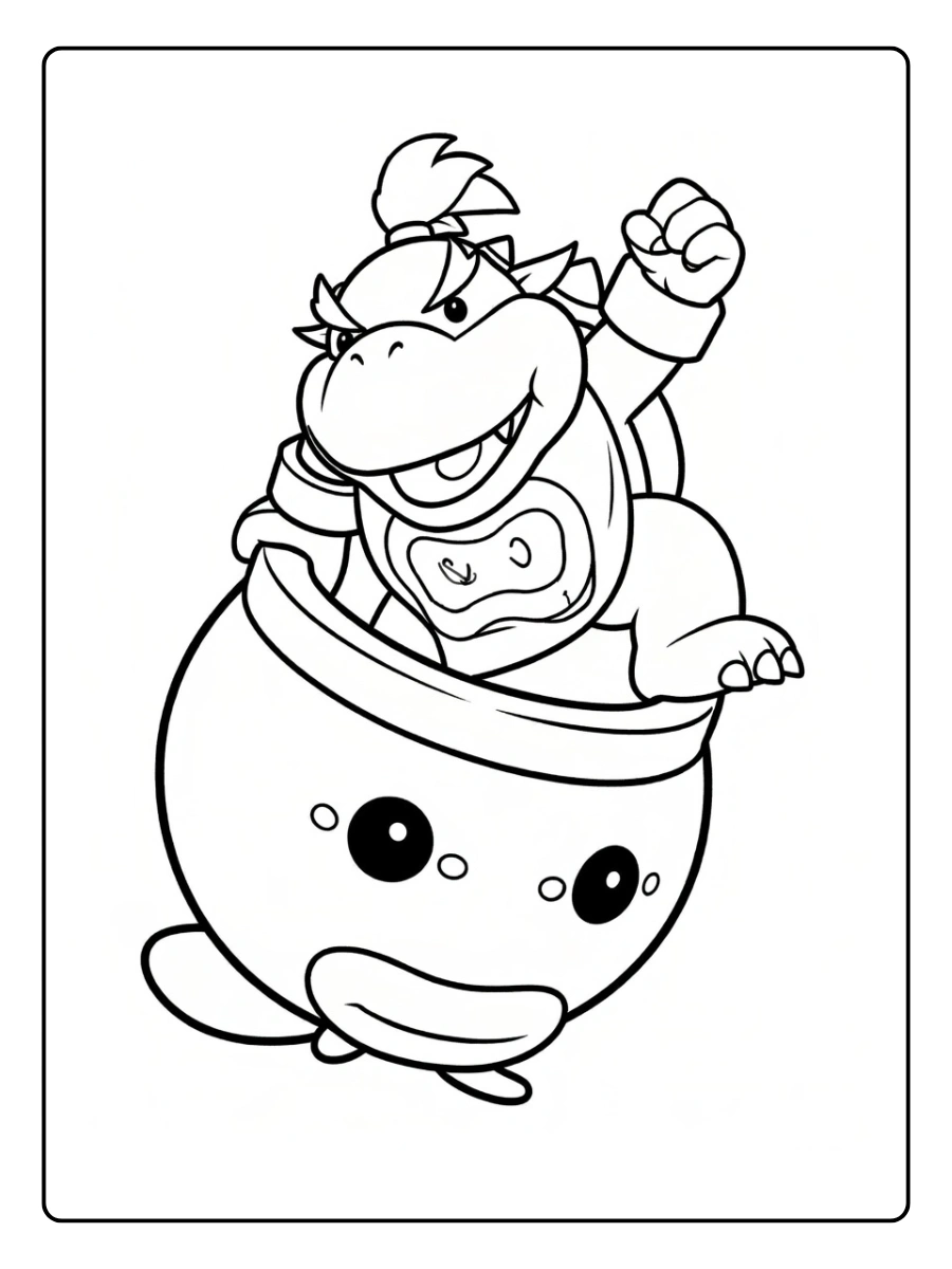 koopalings coloring page (8)