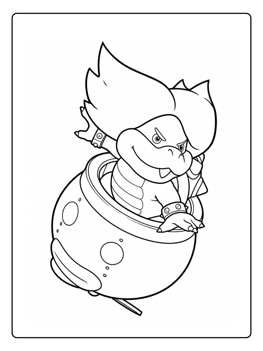 koopalings coloring page (9)