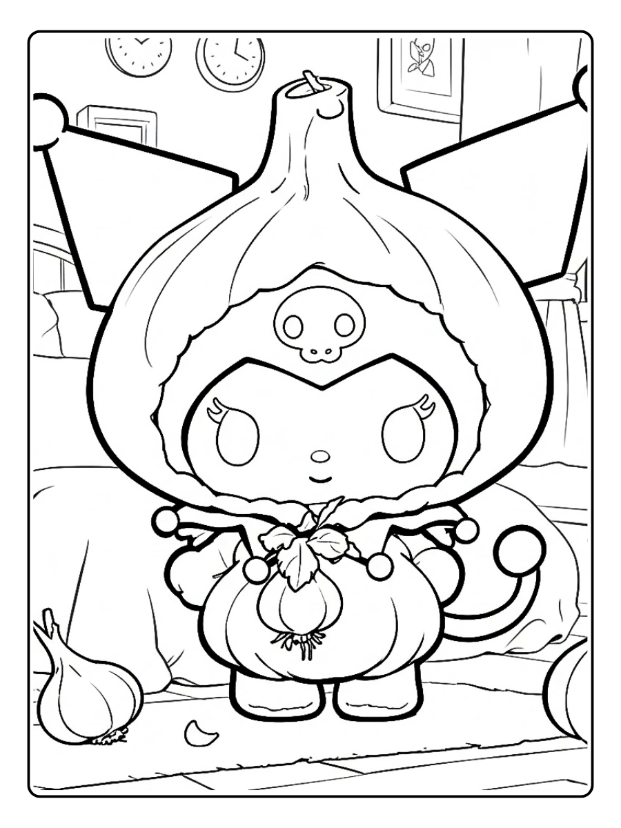 kuromi coloring pages (3)