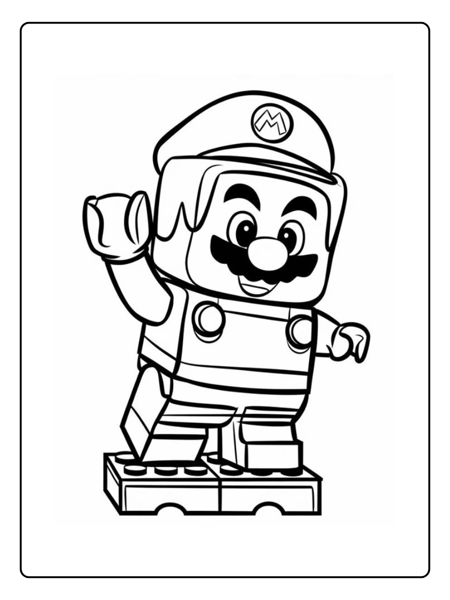 lego mario coloring pages (1)