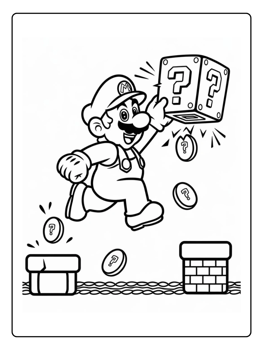 mario 3d world coloring pages (14)