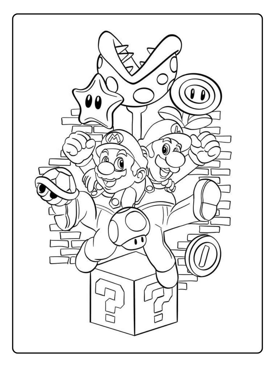 mario 3d world coloring pages (8)