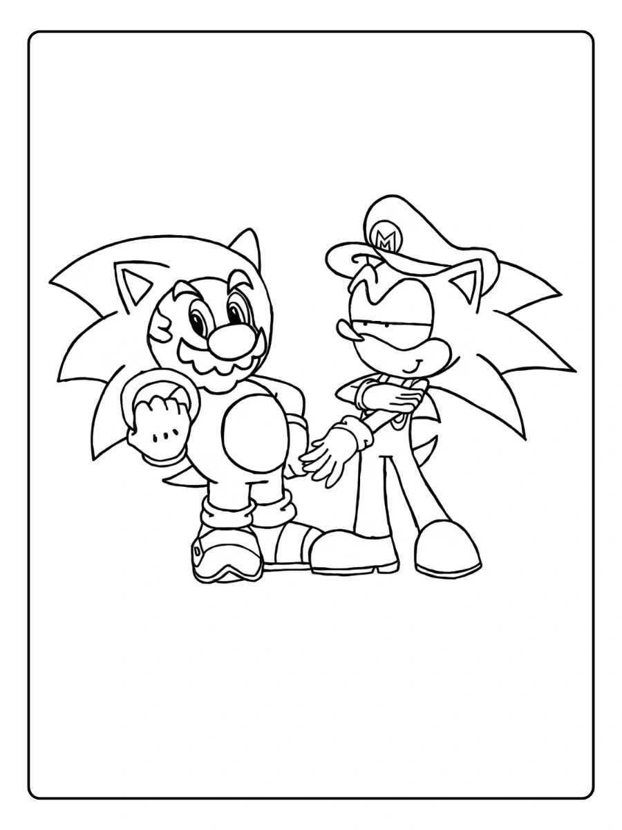 mario and sonic coloring pages (12)
