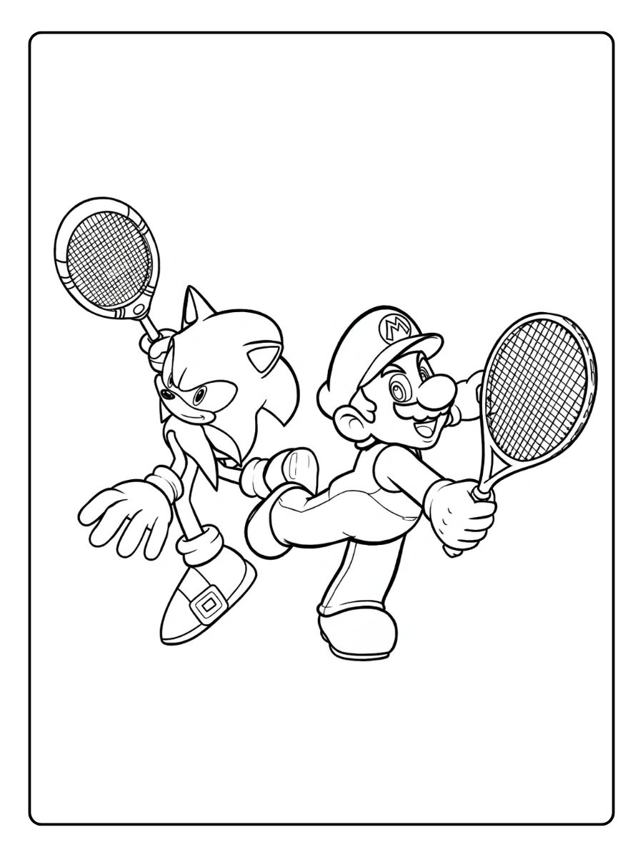 mario and sonic coloring pages (13)