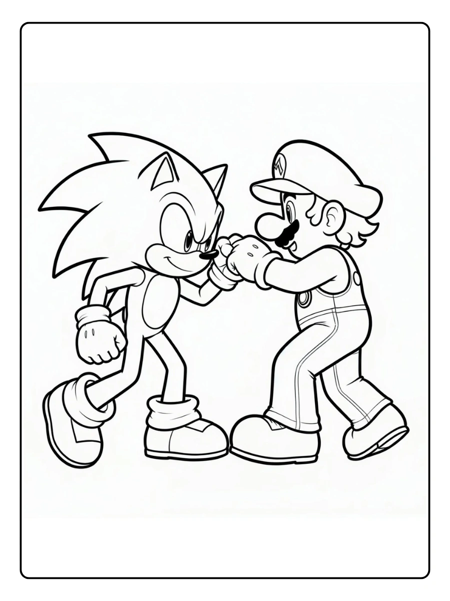 mario and sonic coloring pages (6)