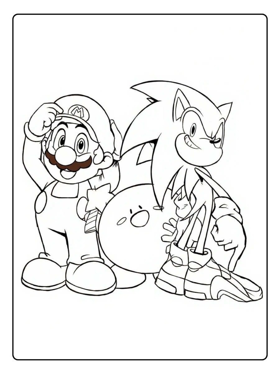 mario and sonic coloring pages (7)