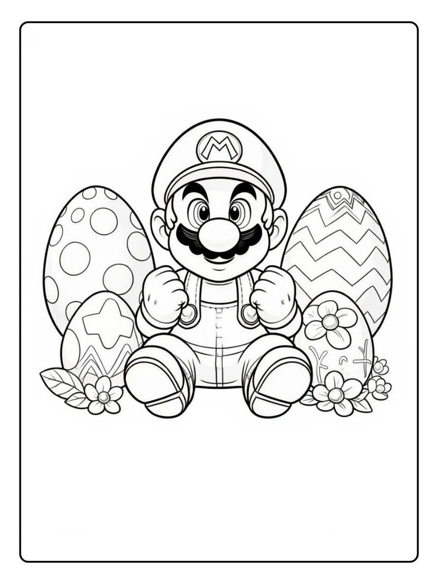 mario easter coloring pages (1)