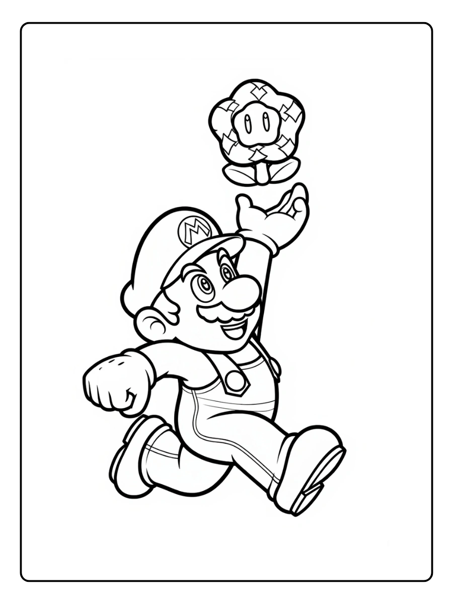 mario galaxy coloring pages (15)