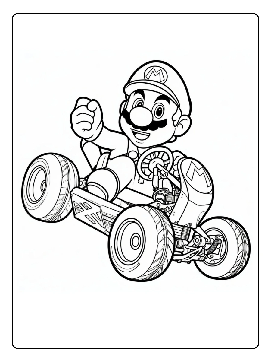 mario kart coloring pages (5)