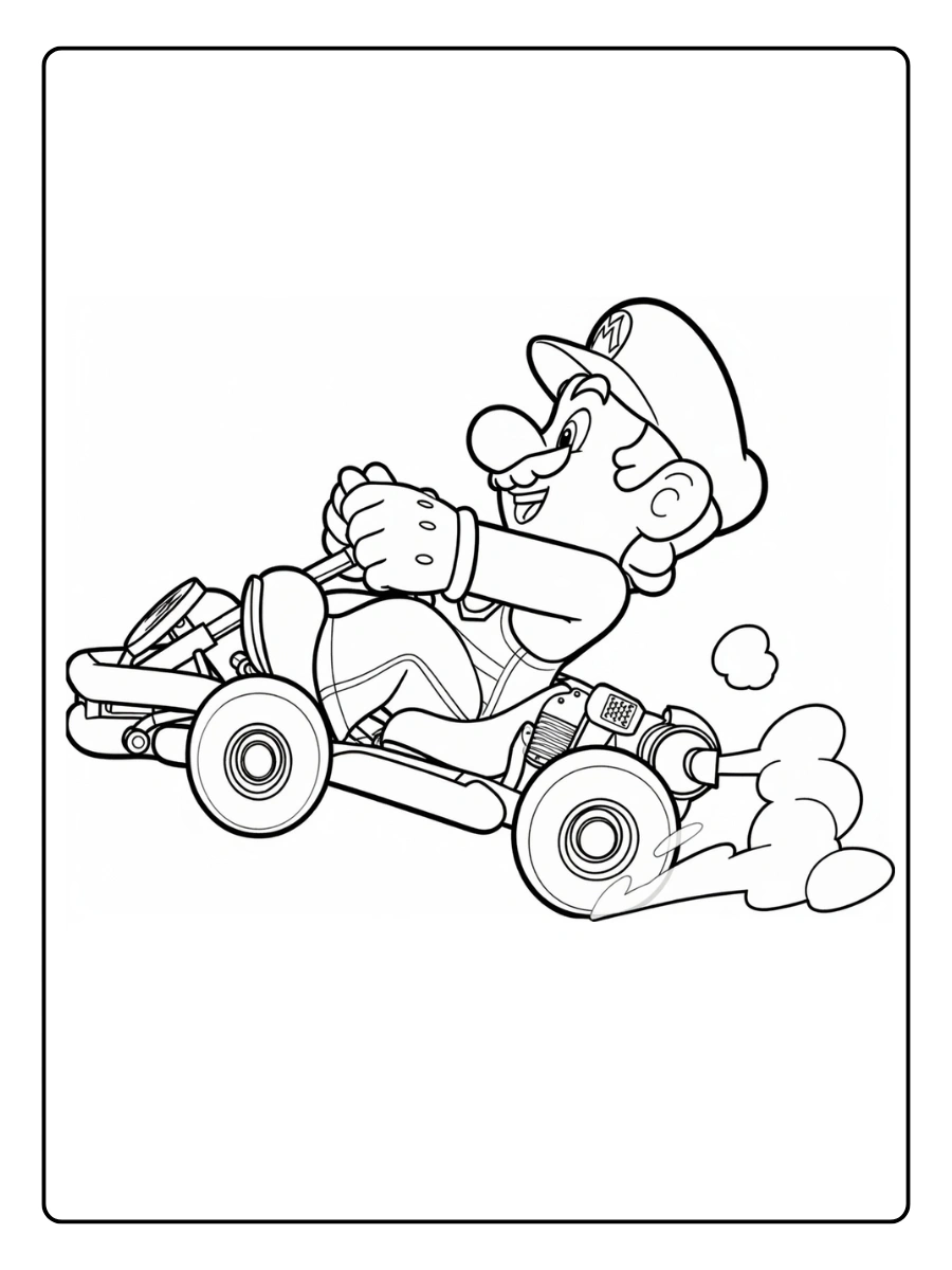 mario kart coloring pages (7)
