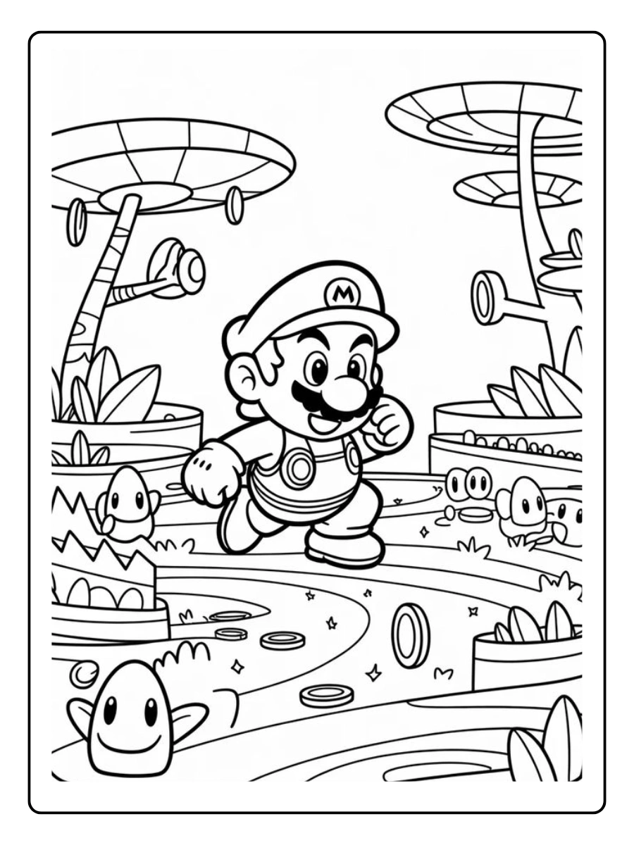 mario party coloring pages (11)