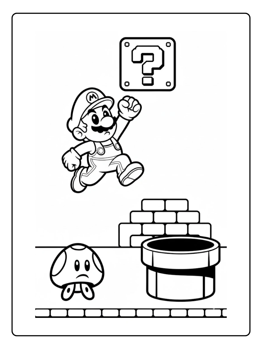 mario party coloring pages (7)