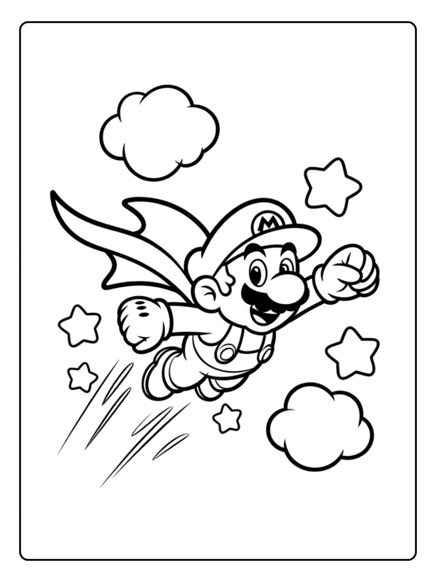 mario star coloring page (4)