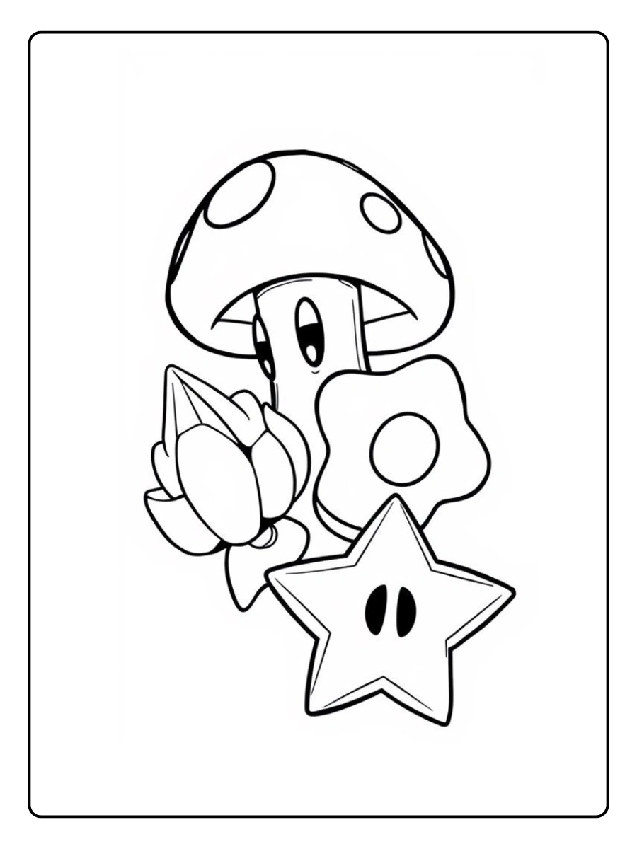 mario star coloring page (5)