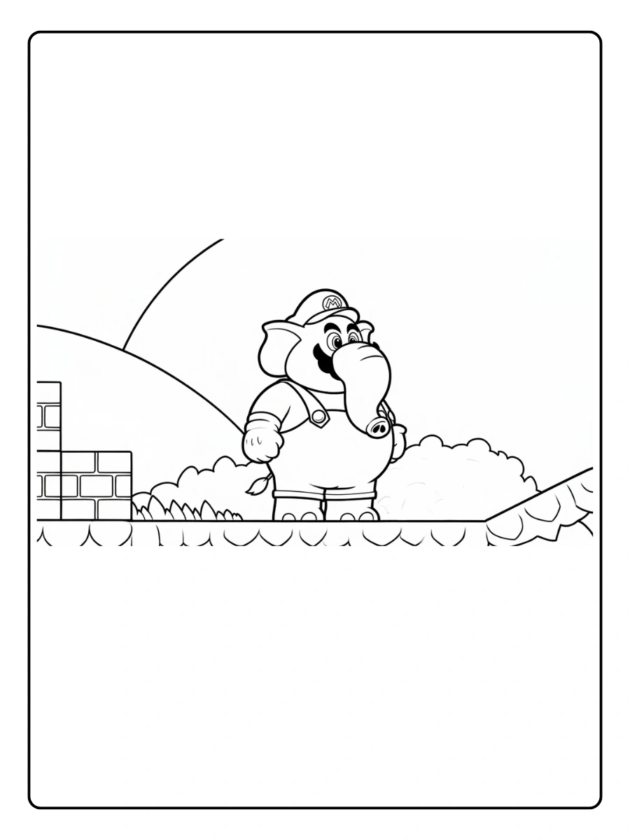 mario wonder coloring pages (1)
