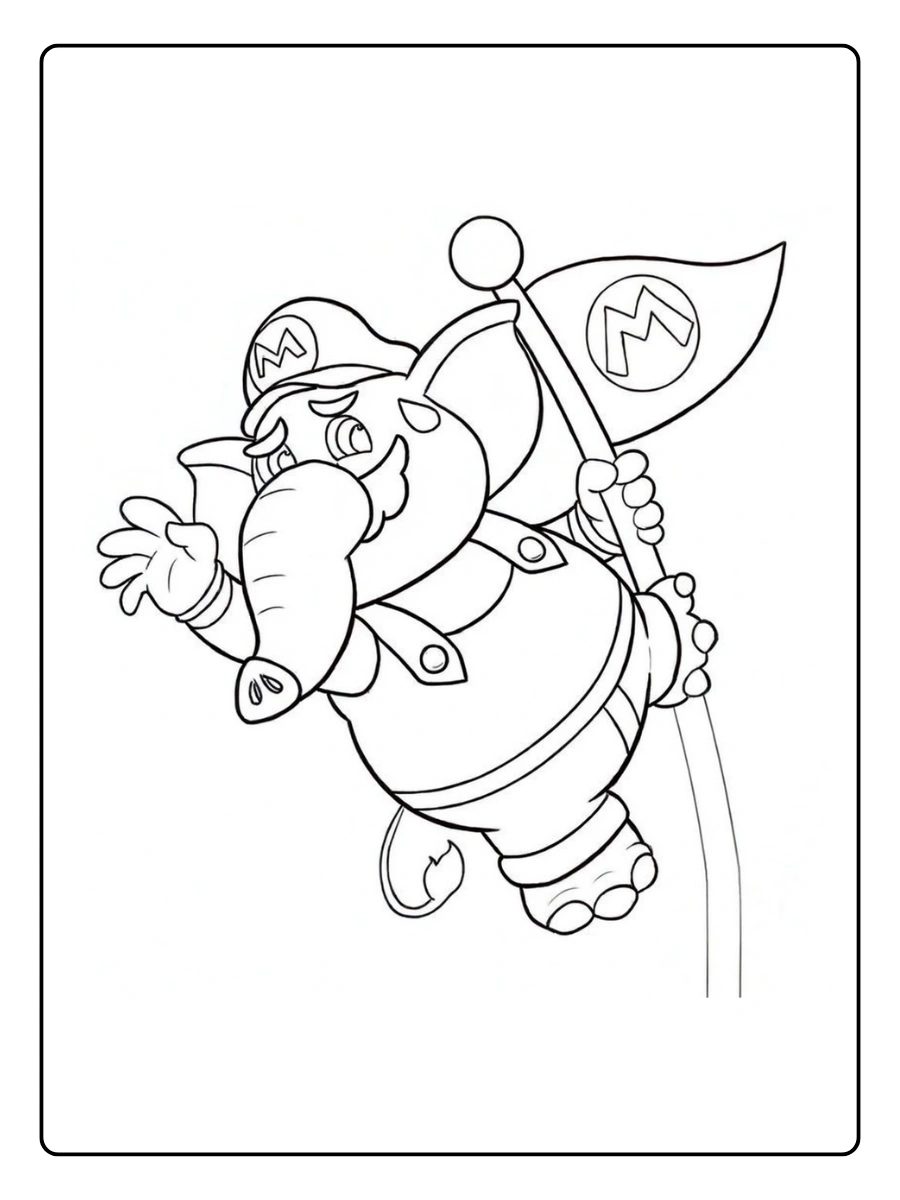 mario wonder coloring pages (14)