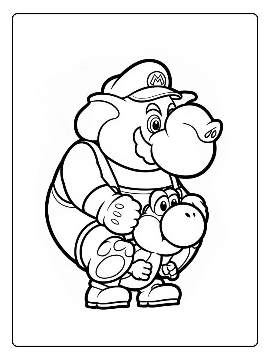 mario wonder coloring pages (15)