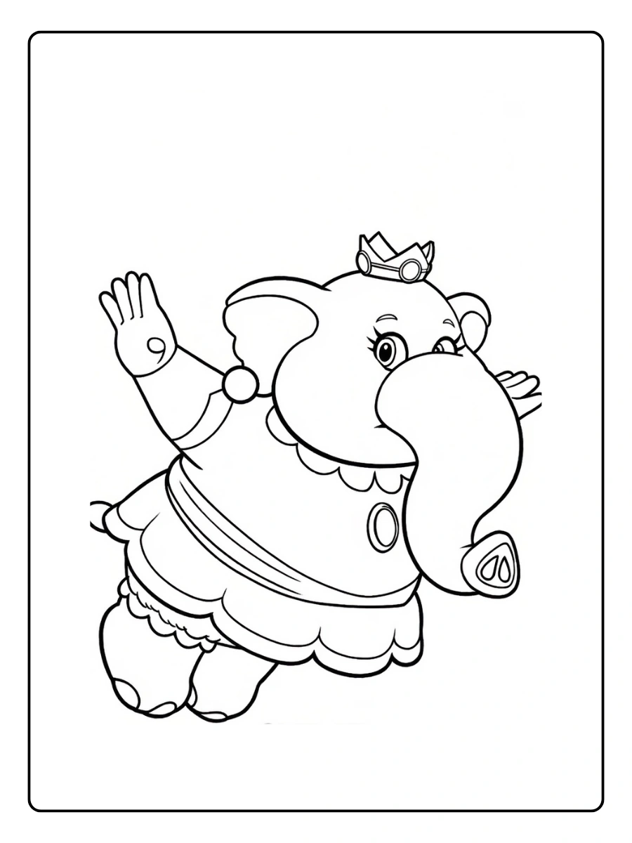 mario wonder coloring pages (6)