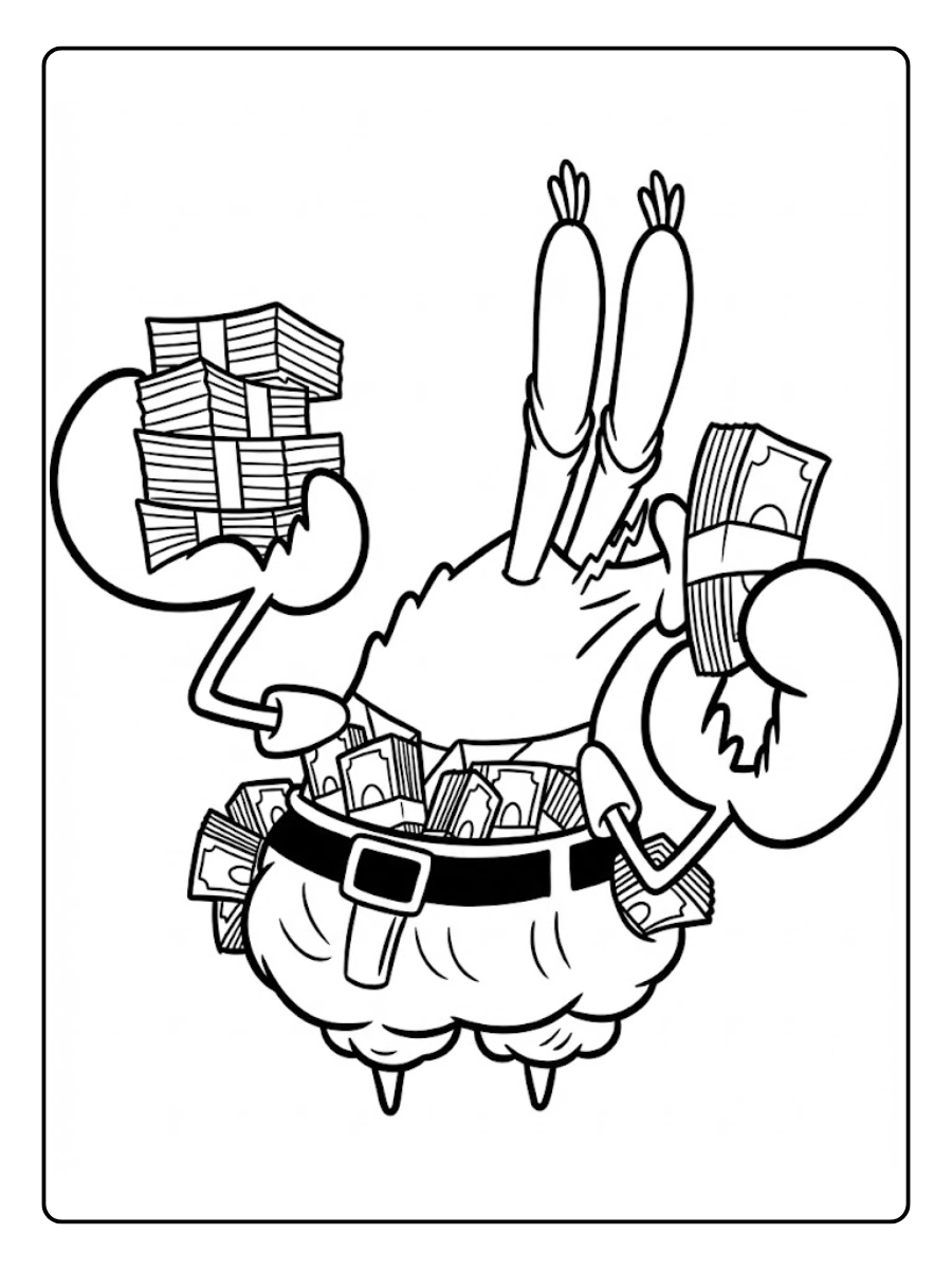 mr krabs coloring pages (13)