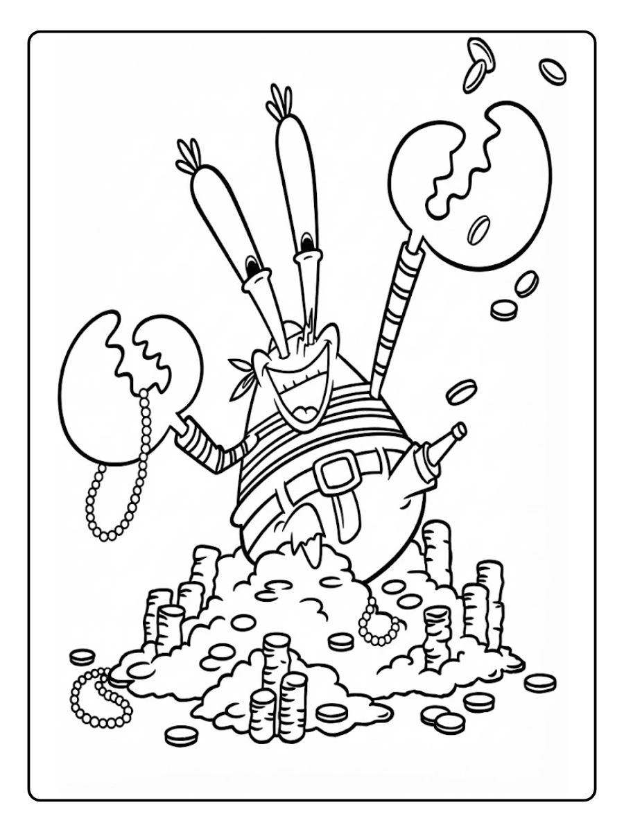 mr krabs coloring pages (2)