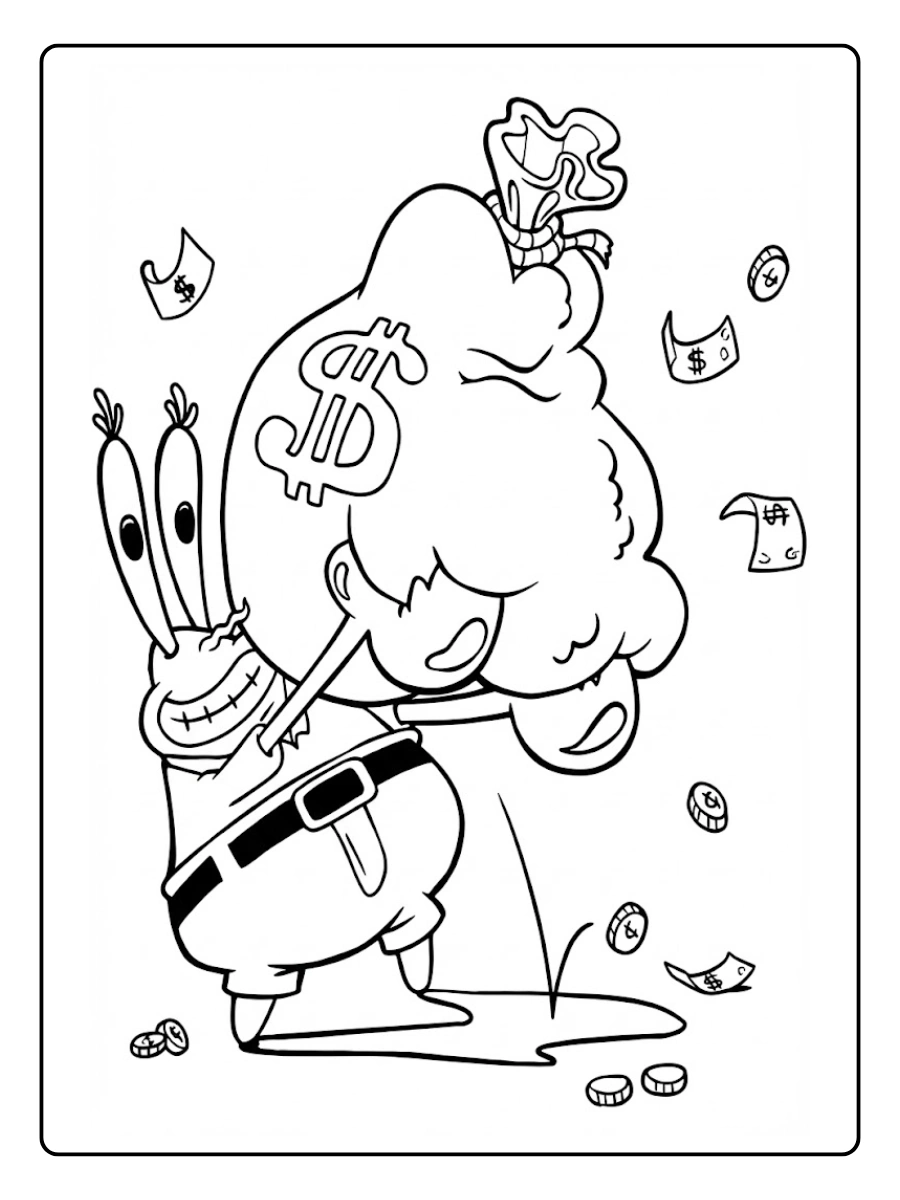 mr krabs coloring pages (5)