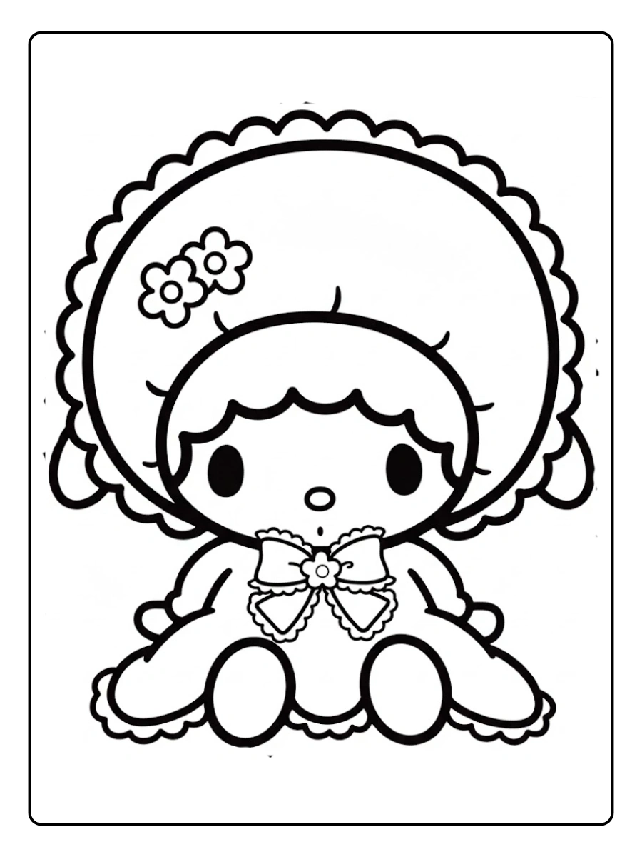 my sweet piano coloring page