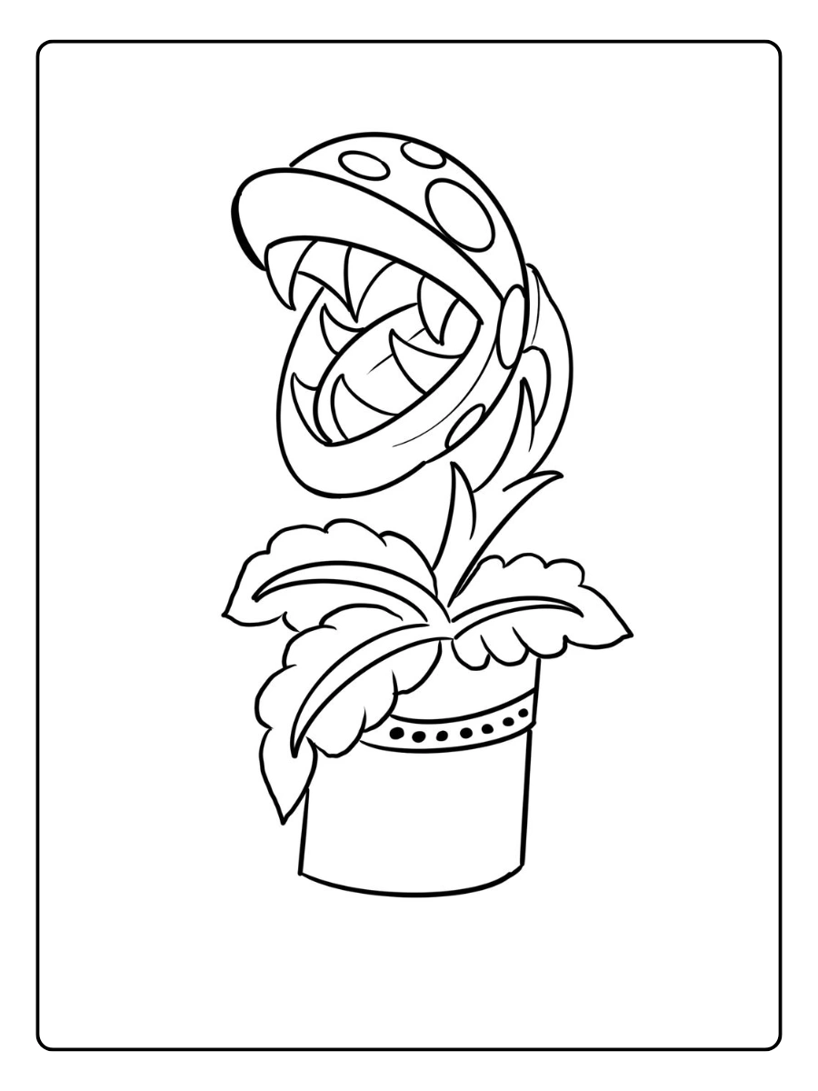 piranha plant coloring pages (10)