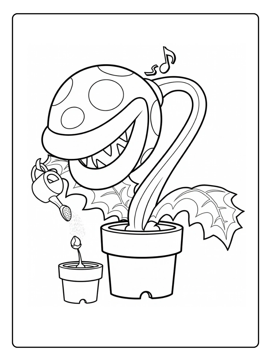 piranha plant coloring pages (13)