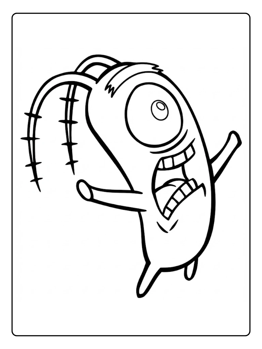 plankton coloring pages