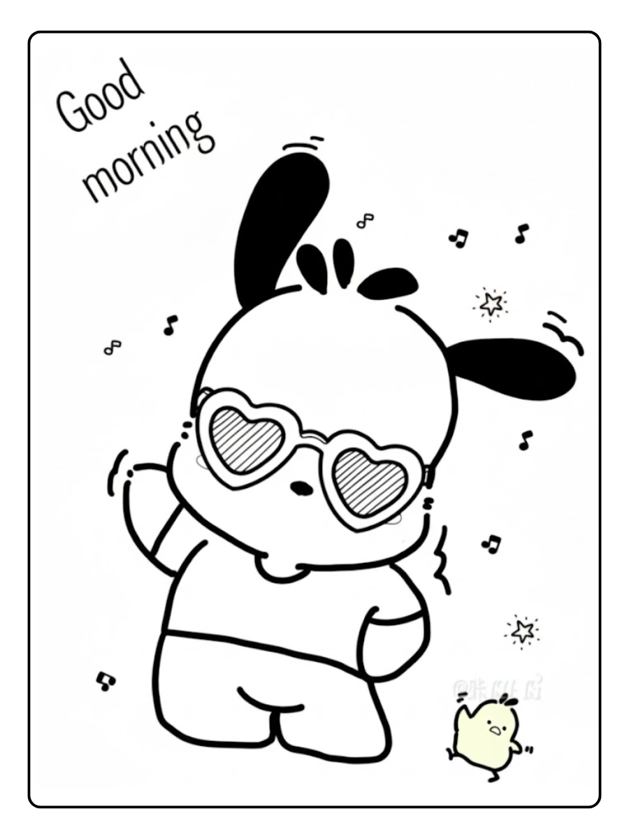 pochacco coloring pages (11)