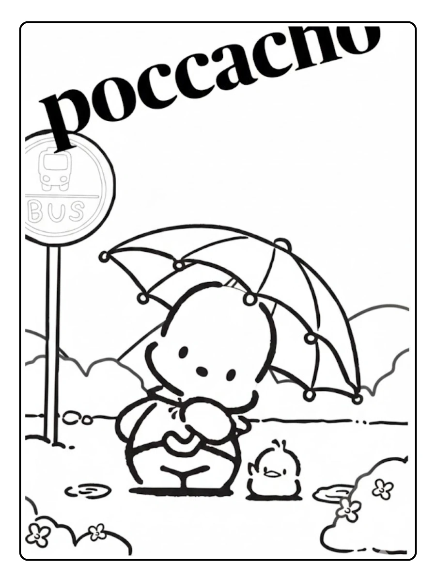 pochacco coloring pages (15)