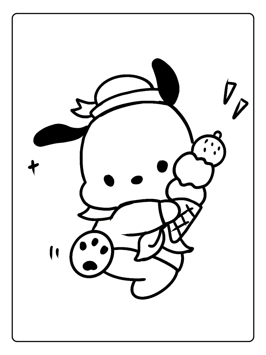 pochacco coloring pages (4)