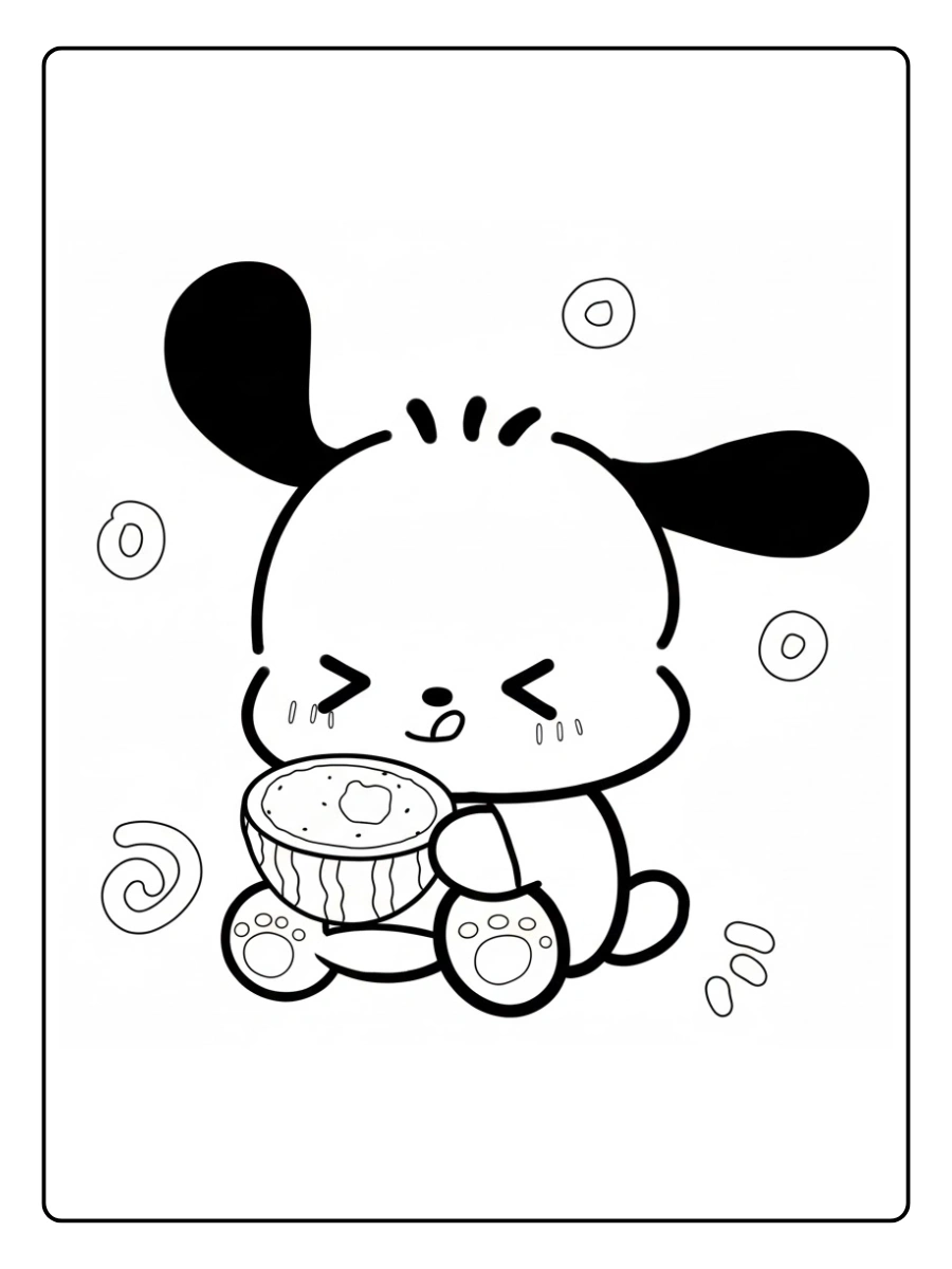 pochacco coloring pages (5)