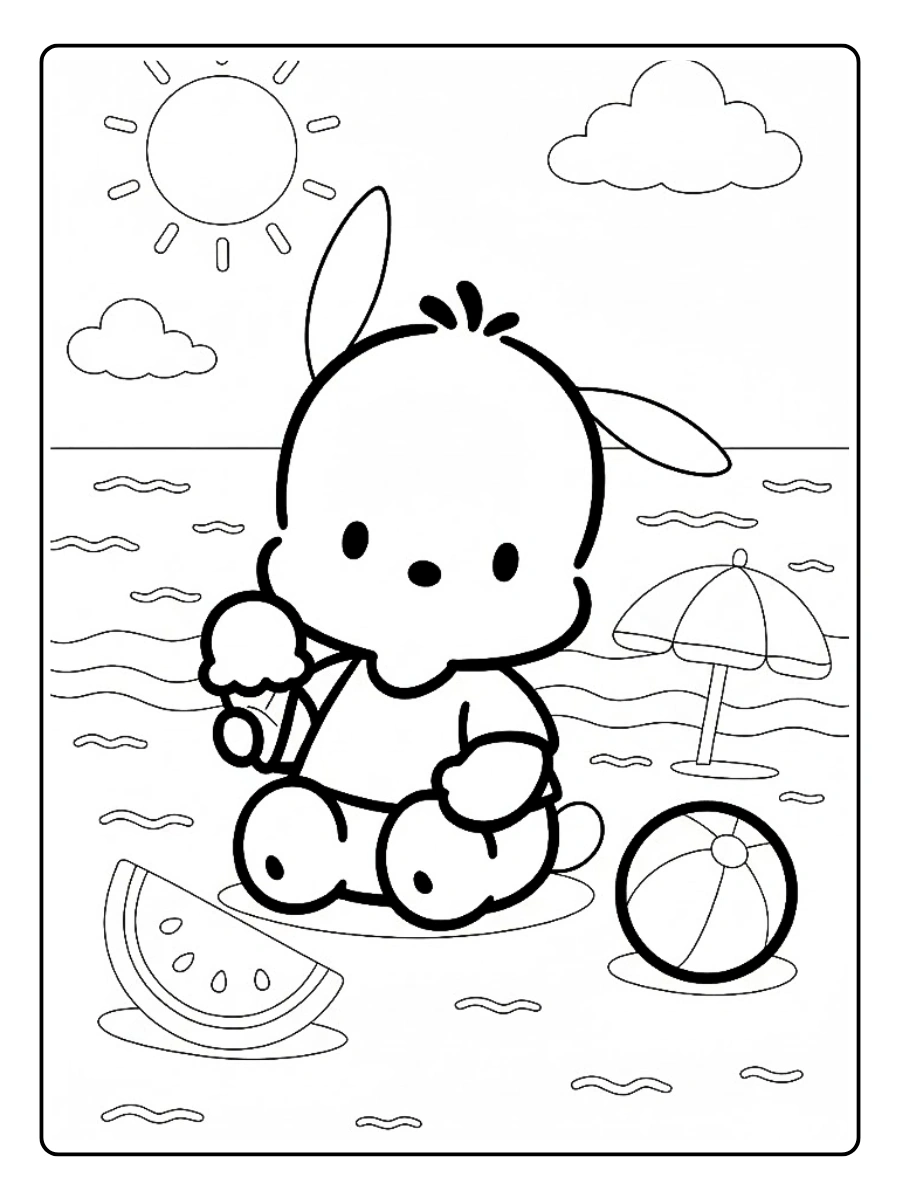 pochacco coloring pages (7)