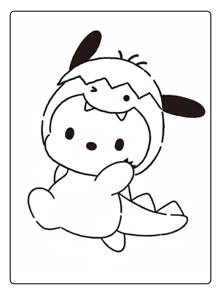 pochacco coloring pages (9)