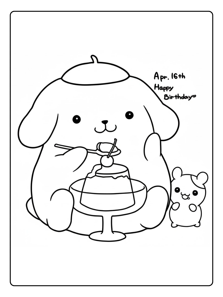 pompompurin coloring pages (4)