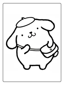 pompompurin coloring pages (5)