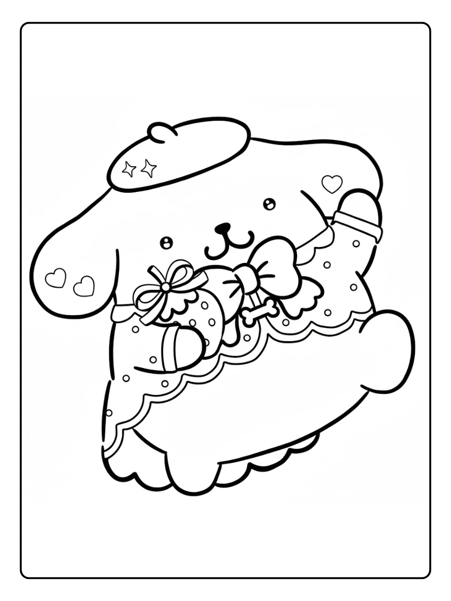 pompompurin coloring pages (9)