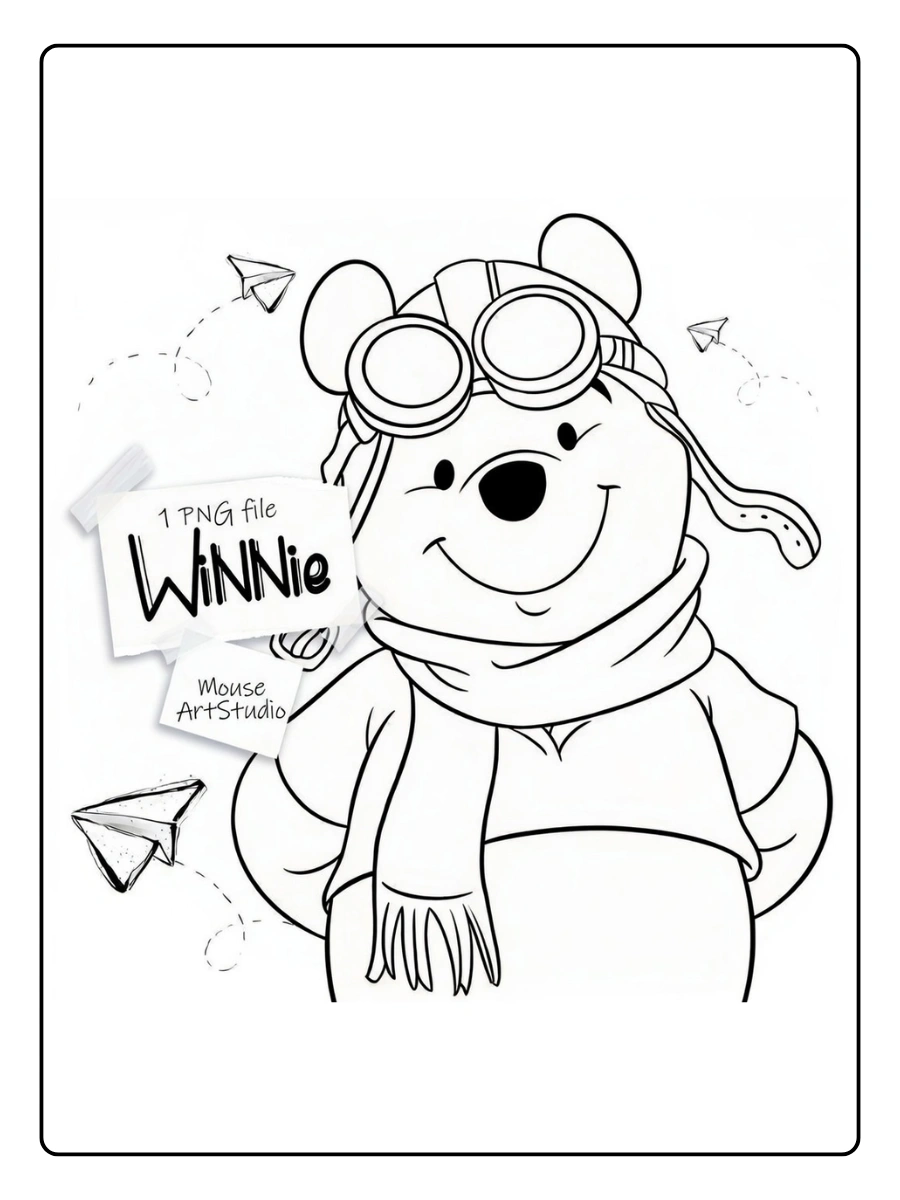 pooh coloring pages (15)