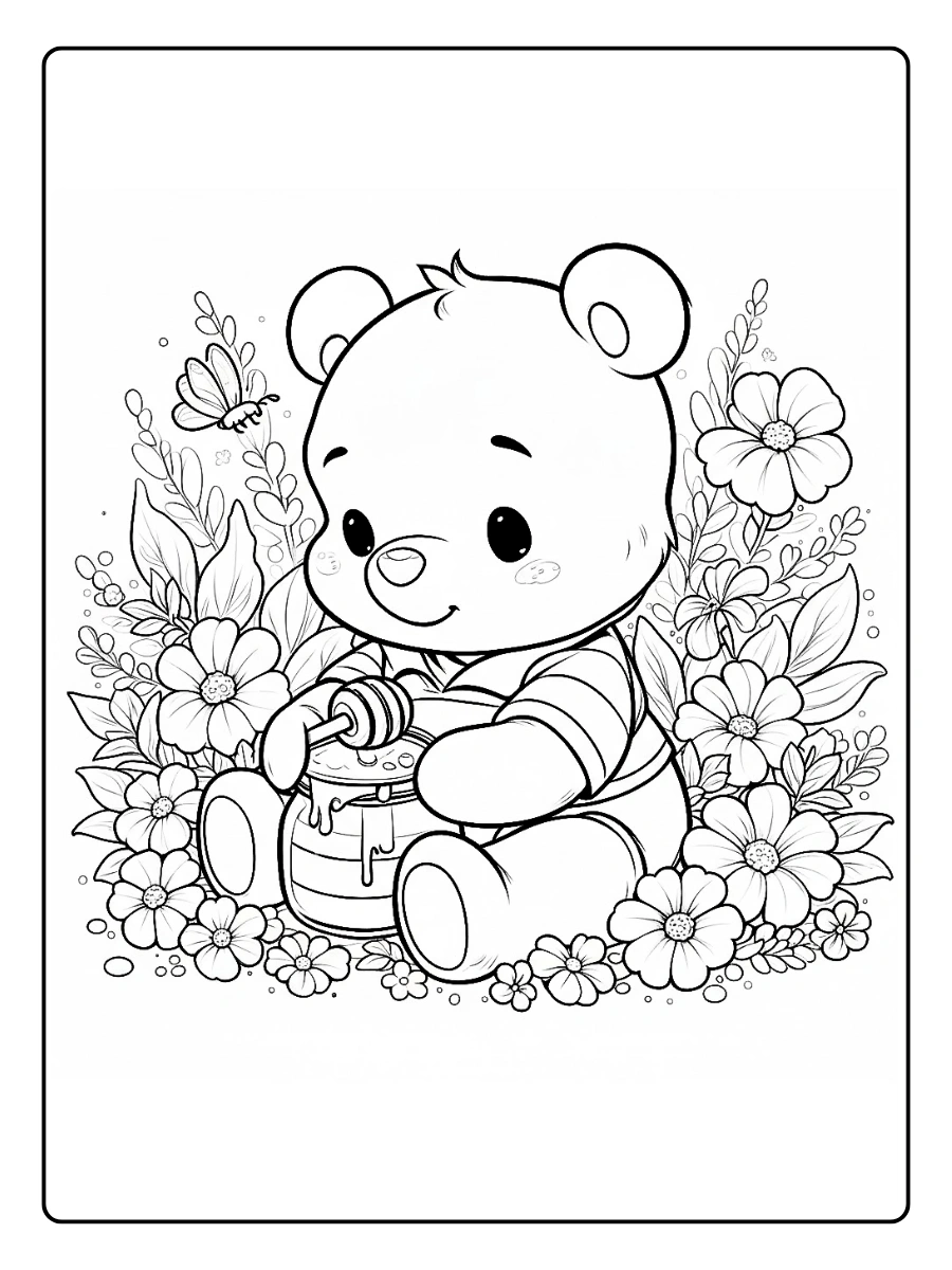 pooh coloring pages (2)
