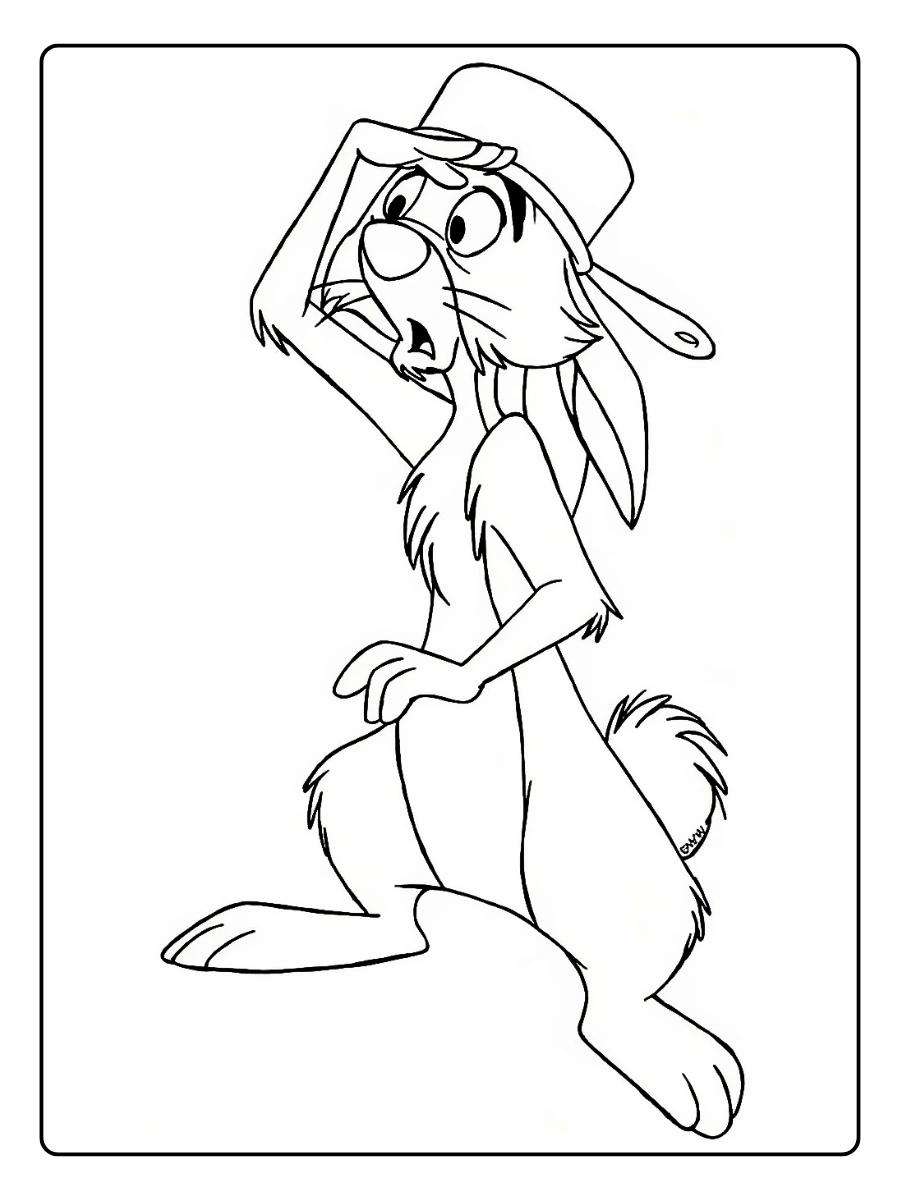 rabbit from winnie the pooh coloring pages (10)