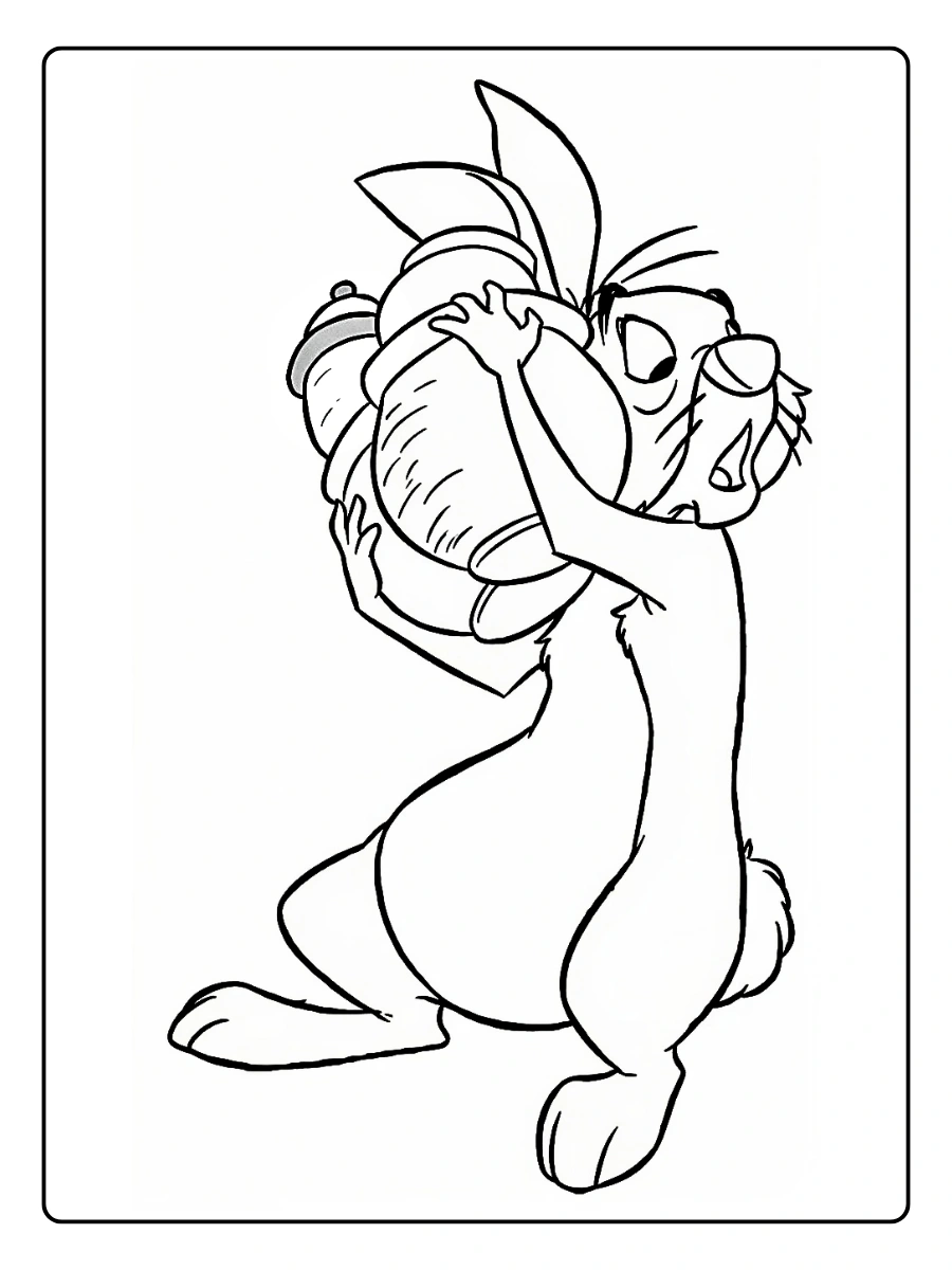 rabbit from winnie the pooh coloring pages (11)
