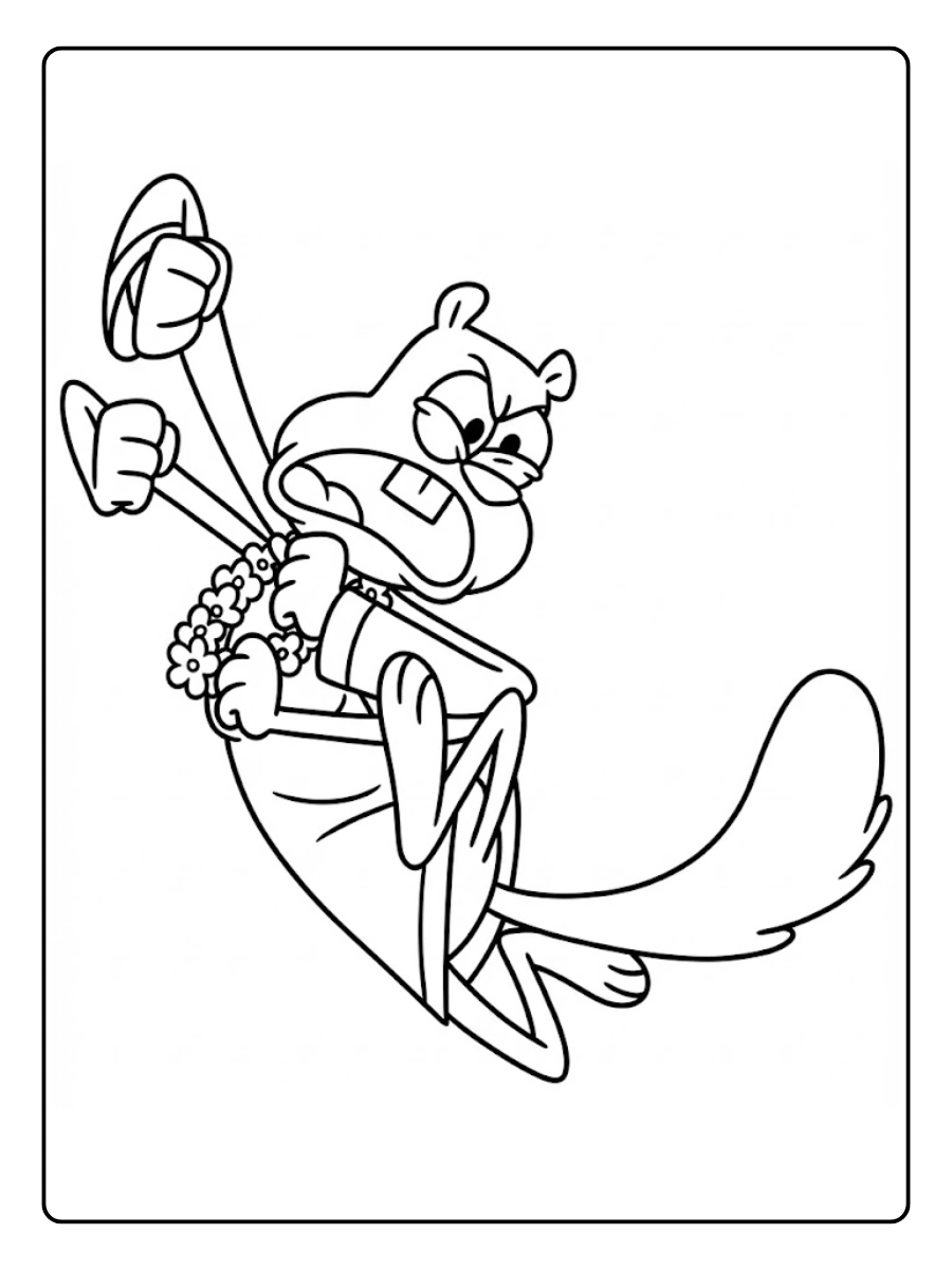 sandy cheeks coloring pages (13)