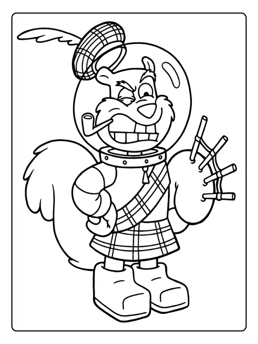 sandy cheeks coloring pages (4)