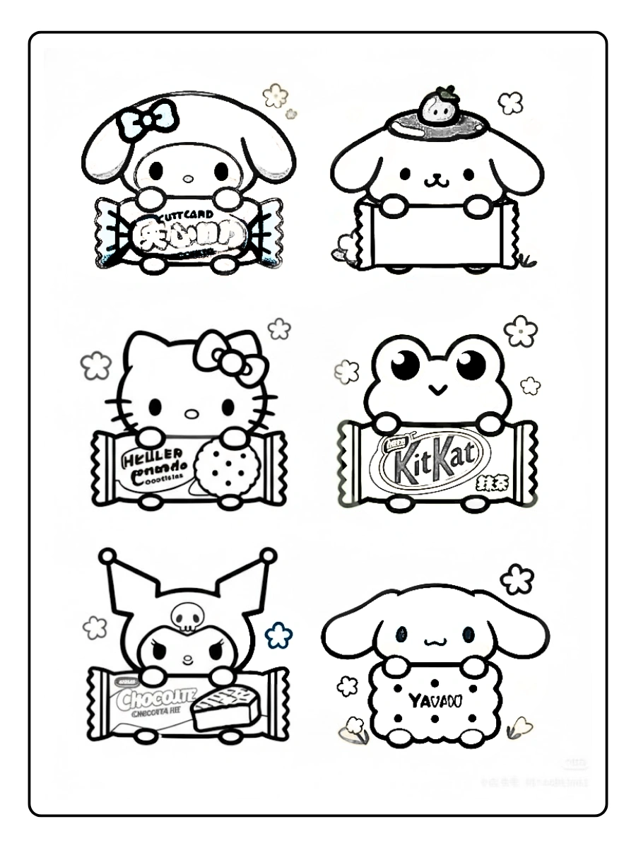 sanrio coloring pages (13)