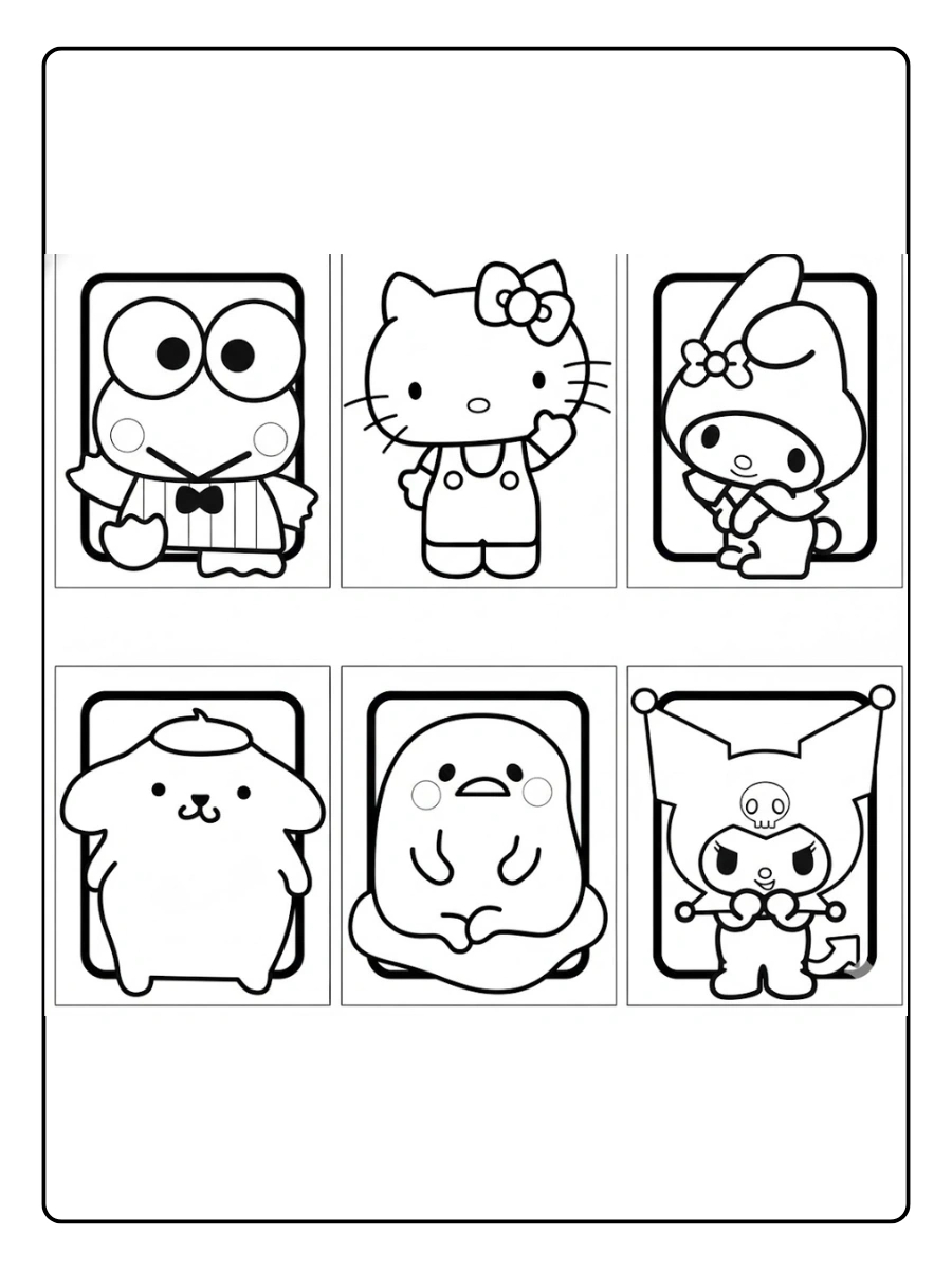 sanrio coloring pages (14)