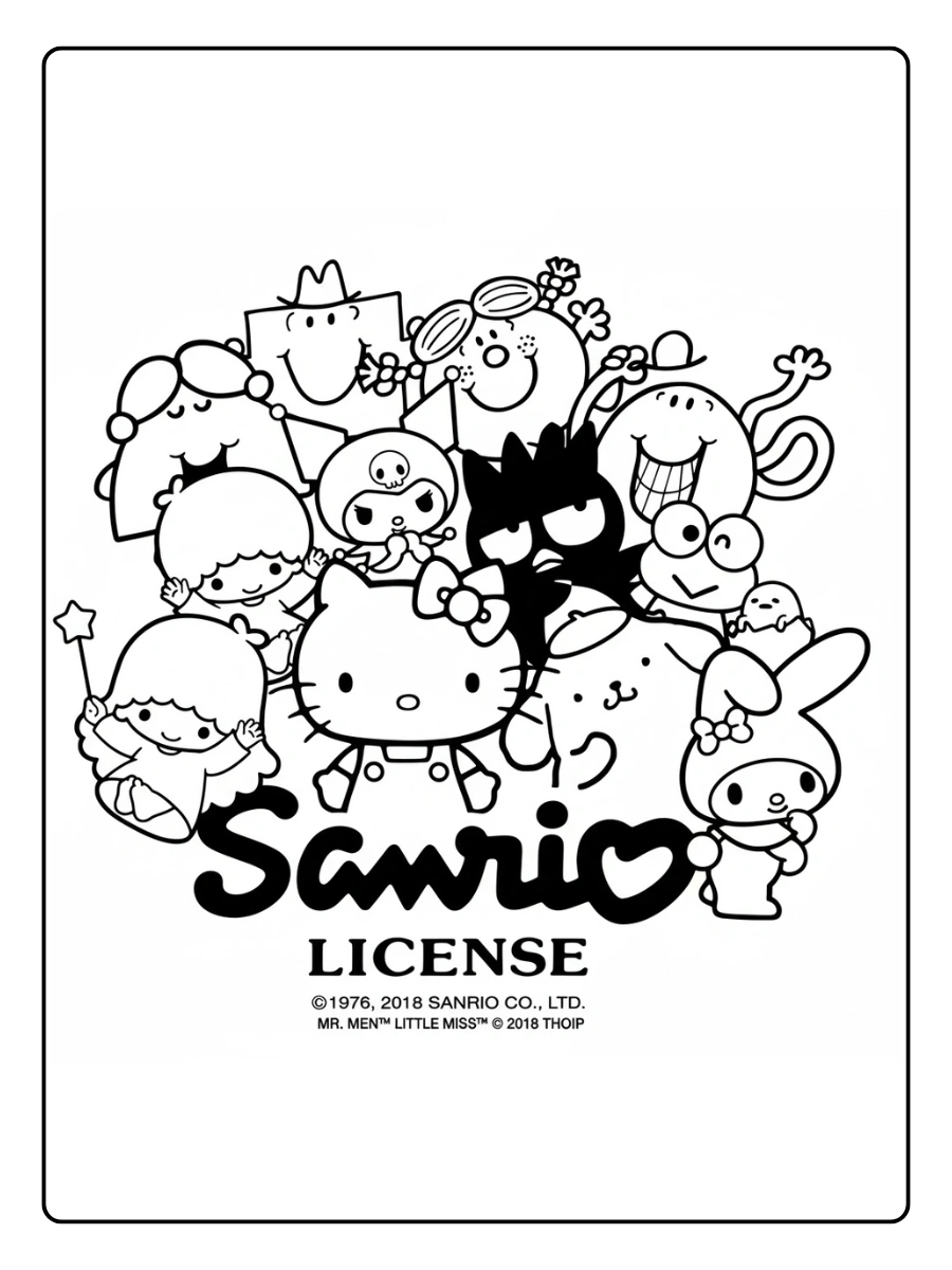 sanrio coloring pages (15)