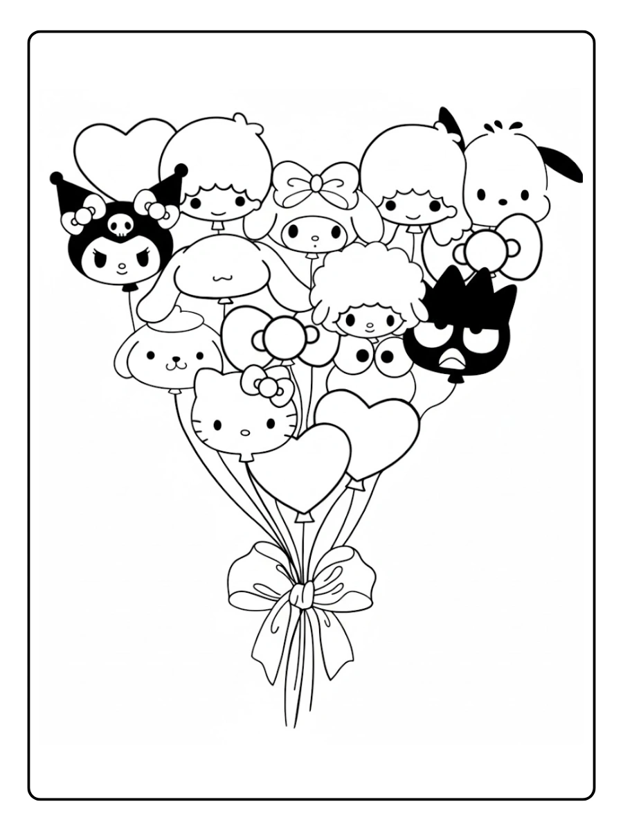 sanrio coloring pages (2)
