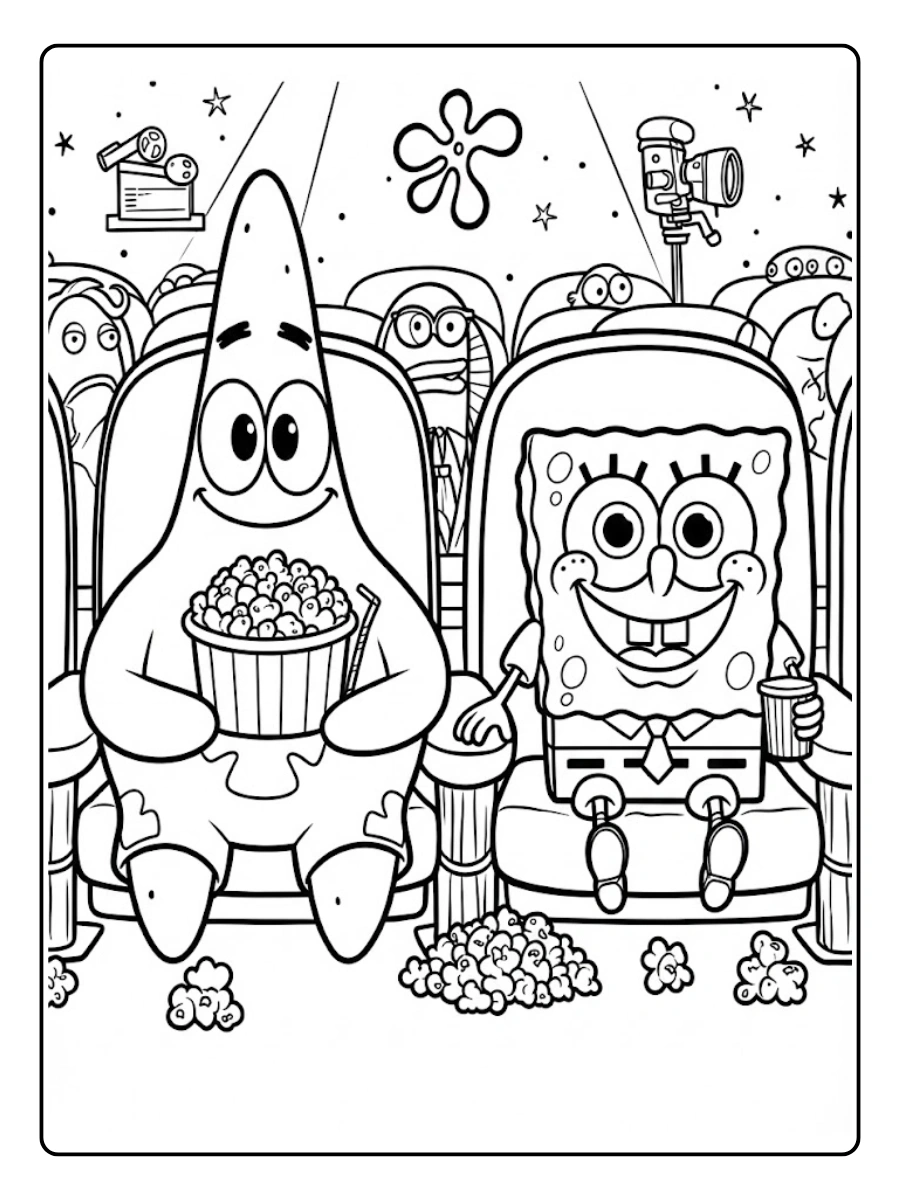 spongebob and patrick coloring pages (11)