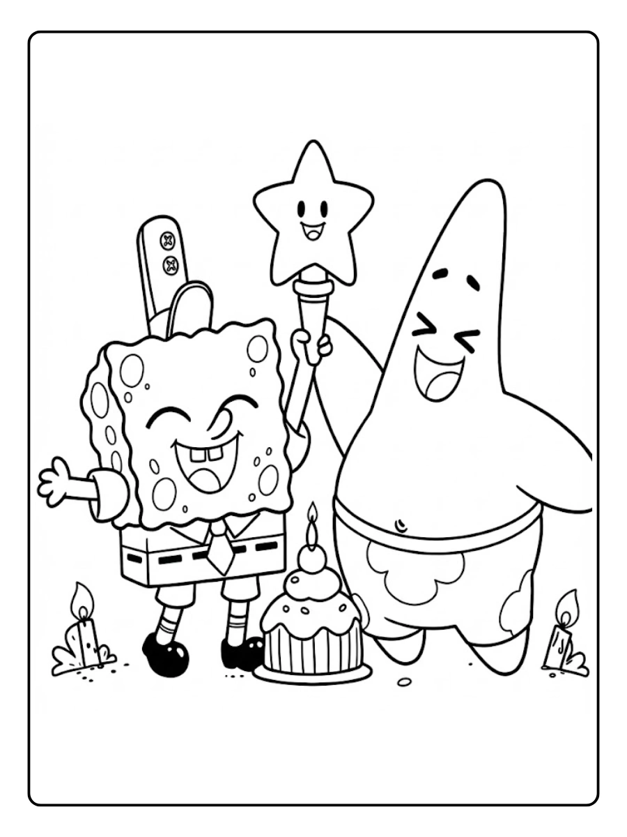 spongebob and patrick coloring pages (12)
